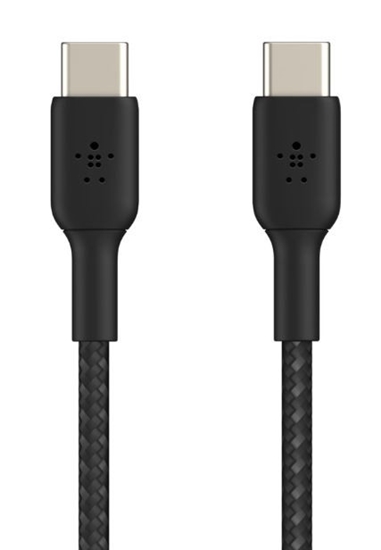 Picture of Belkin USB-C/USB-C Cable 1m coated, black CAB004bt1MBK