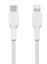 Attēls no Belkin Lightning/USB-C Cable 2m braided, mfi cert., white