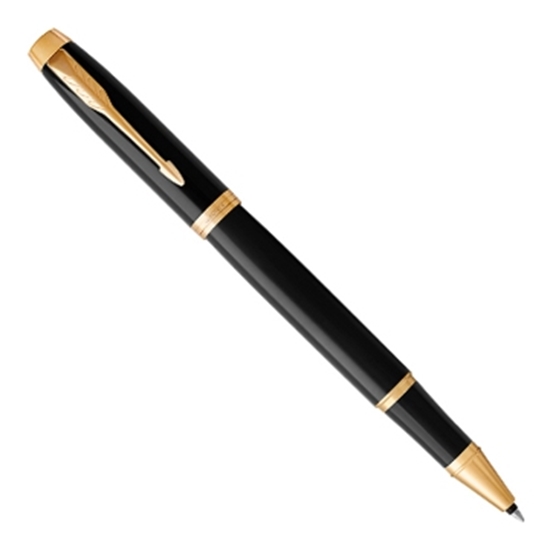 Picture of PARKER Rollerball Pen   IM Black Lacquer GT