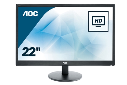 Attēls no AOC 70 Series E2270SWN LED display 54.6 cm (21.5") 1920 x 1080 pixels Full HD LCD Black