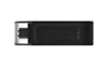Picture of Kingston DataTraveler 70 64GB USB Black USB Type-C