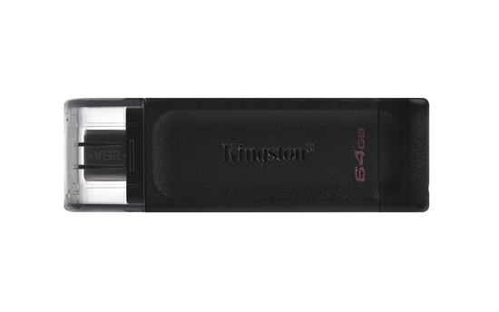 Picture of Kingston DataTraveler 70 64GB USB Black USB Type-C