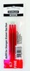 Изображение STANGER Refill Eraser Gel Pen 0.7 mm, red, Set 3 pcs. 18000300082