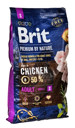 Picture of BRIT Premium by Nature Small Chicken - dry dog food - 8 kg