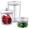 Picture of Caso | 01260 | Vacuum Canister Set | 3 canisters | White/Transparent