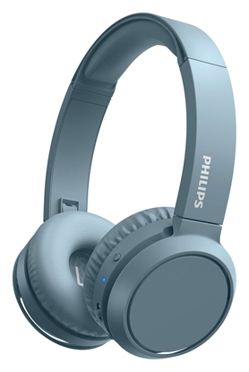 Attēls no PHILIPS Wireless On-Ear Headphones TAH4205BL/00 Bluetooth®, Built-in microphone, 32mm drivers/closed-back, Blue