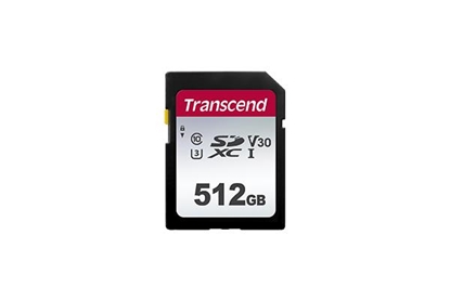 Attēls no Transcend SDXC 300S        512GB Class 10 UHS-I U3 V30