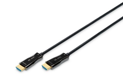 Picture of Kabel połączeniowy hybrydowy AOC HDMI 2.0 Premium HighSpeed 4K/60Hz UHD HDMI A/HDMI A M/M 10m Czarny 