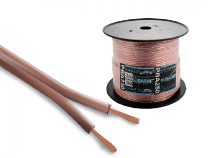 Изображение Profesionāls akustiskais vads  kabelis, bezskābekļa varš (OFC) ProBase™, 2x0.50 mm2, 100m