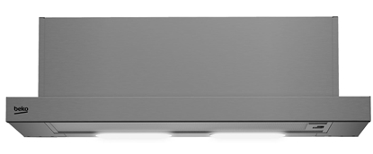 Attēls no Beko HNT61210X cooker hood Semi built-in (pull out) Stainless steel 280 m³/h D