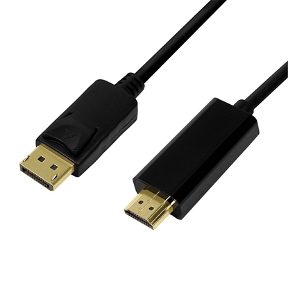 Изображение Kabel DisplayPort 1.2 do HDMI 1.4, 2m Czarny