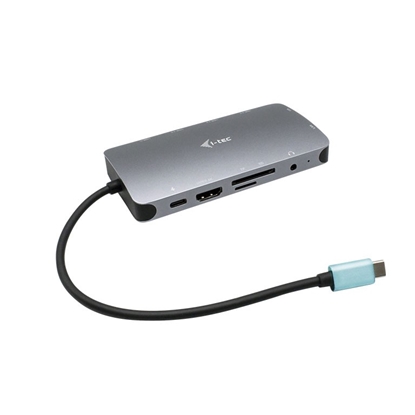 Attēls no i-tec Metal USB-C Nano Dock HDMI/VGA with LAN + Power Delivery 100 W