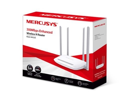 Attēls no Router Mercusys MW325R WiFi N300 1xWAN 3xLAN