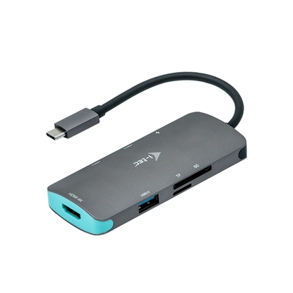 Attēls no i-tec Metal USB-C Nano Dock 4K HDMI + Power Delivery 100 W
