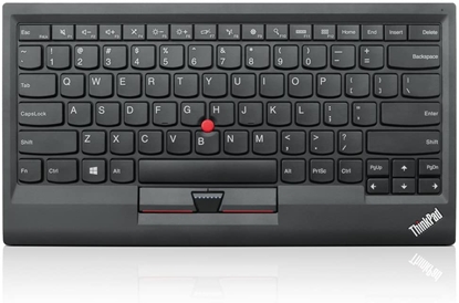 Изображение Lenovo ThinkPad Trackpoint II keyboard RF Wireless + Bluetooth QWERTY English Black