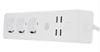 Picture of Tellur WiFi Power Strip, 3 Outlets, 4*USB 4A, 2200W, 10A, 1.8m