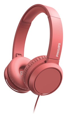 Attēls no Philips 3000 series TAH4105RD/00 headphones/headset Wired Head-band Calls/Music Red