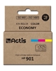 Picture of Actis KH-901CR ink for HP printer; HP 901XL CC656AE replacement; Standard; 18 ml; color