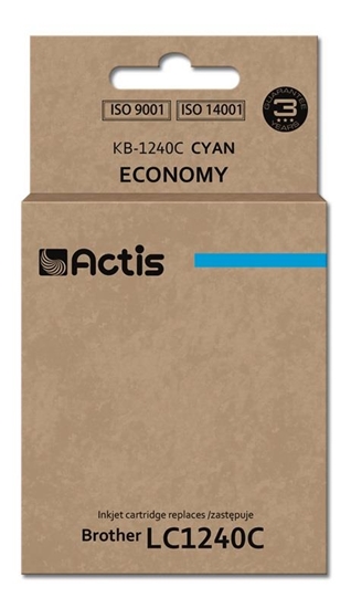Picture of Actis KB-1240C ink (replacement for Brother LC1240C/LC1220C; Standard; 19 ml; cyan)