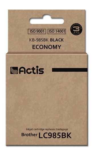 Picture of Actis KB-985Bk Ink Cartridge (replacement for Brother LC985BK; Standard; 28,5 ml; black)