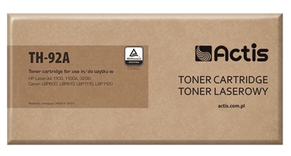 Изображение Actis TH-92A toner (replacement for HP 92A C4092A, Canon EP-22; Standard; 2500 pages; black)
