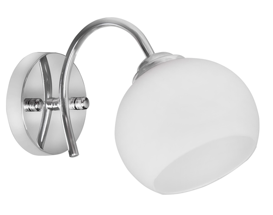 Picture of Activejet Classic single wall lamp - IRMA nickel E27 for the living room