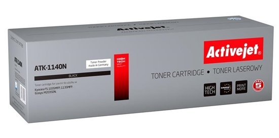Изображение Activejet ATK-1140N Toner (replacement for Kyocera TK-1140; Supreme; 7200 pages; black)