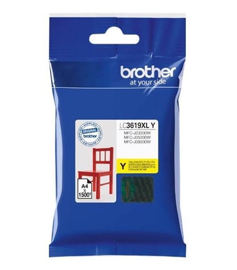 Picture of Brother LC-3619XLY ink cartridge Original Yellow 1 pc(s)