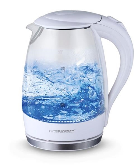 Изображение Esperanza EKK011W Electric kettle 1.7 L White, Multicolor 2200 W