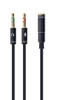 Picture of Gembird !Adapter audio stereo 3.5mm mini Jack/4PIN/ audio cable 0.2 m 2 x 3.5mm Black