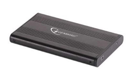 Picture of Gembird EE2-U2S-5 storage drive enclosure HDD enclosure Black 2.5"