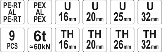 Picture of Yato YT-21735 Crimping tool Black,Red