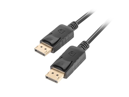 Изображение Kabel DisplayPort M/M 20 PIN V1.2 0.5M 4K czarny