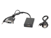 Изображение Lanberg AD-0021-BK video cable adapter 0.2 m HDMI Type A (Standard) VGA (D-Sub) Black