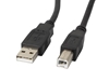 Изображение Lanberg CA-USBA-11CC-0030-BK USB cable 3 m USB 2.0 USB B Black