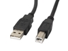 Изображение Lanberg CA-USBA-11CC-0030-BK USB cable USB 2.0 3 m USB B Black
