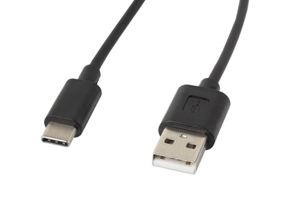 Изображение Lanberg CA-USBO-10CC-0018-BK USB cable USB 2.0 1.8 m USB A USB C Black