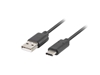 Изображение Lanberg CA-USBO-10CU-0005-BK USB cable 0.5 m USB 2.0 USB A USB C Black