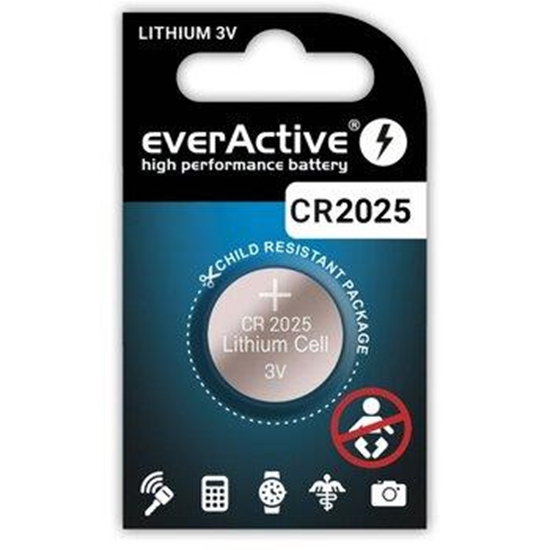 Изображение Lithium battery mini everActive CR2025