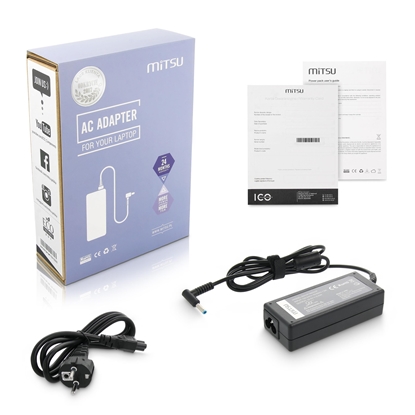 Picture of mitsu notebook charger/charger ZM/HP195333P 19,5v 3,33a (4,5x3,0 pin) - hp 65W