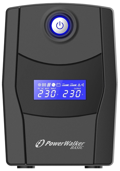 Изображение PowerWalker VI 600 STL Line-Interactive 0.6 kVA 360 W 2 AC outlet(s)