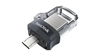Изображение SanDisk Ultra Dual m3.0 USB flash drive 128 GB USB Type-A / Micro-USB 3.2 Gen 1 (3.1 Gen 1) Black, Silver, Transparent