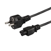 Picture of Savio CL-81 power cable Black 1.8 m Power plug type E IEC C5