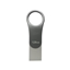 Attēls no Silicon Power Mobile C80 USB flash drive 128 GB USB Type-A / USB Type-C 3.0 (3.1 Gen 1) Titanium