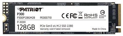 Attēls no SSD PATRIOT P300 M.2 PCI-EX4 NVME 128 GB