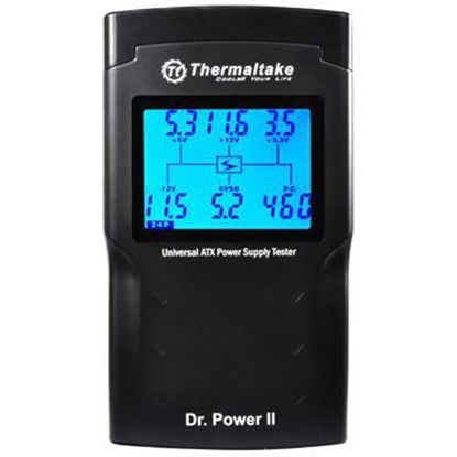 Pilt Thermaltake Dr. Power II battery tester Black