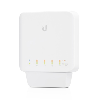Изображение Ubiquiti UniFi USW‑FLEX Managed L2 Gigabit Ethernet (10/100/1000) Power over Ethernet (PoE) White