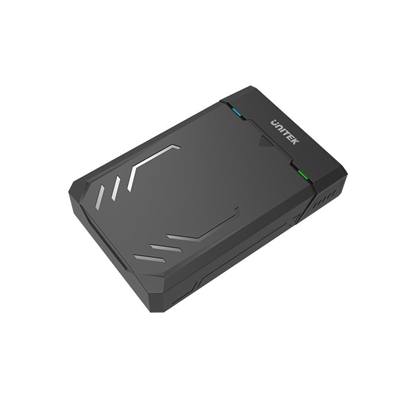 Picture of UNITEK Y-3035 storage drive enclosure HDD/SSD enclosure Black 2.5/3.5"
