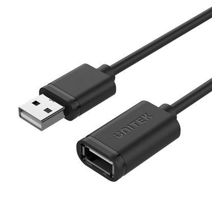 Attēls no UNITEK Y-C417GBK USB cable 3 m USB 2.0 USB A Black