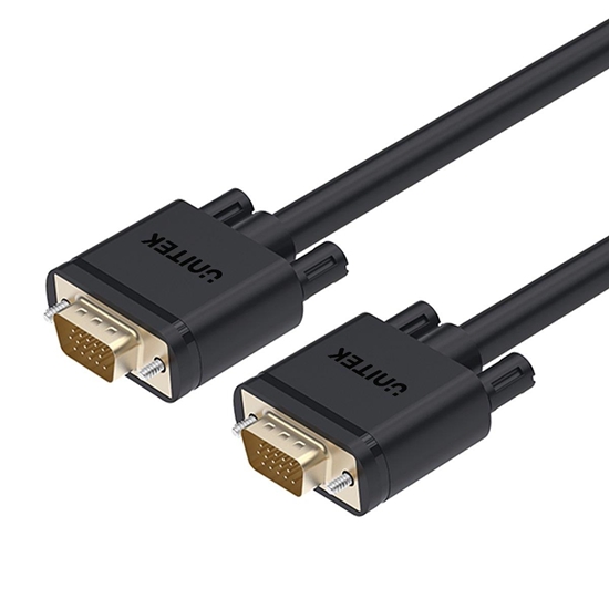 Picture of UNITEK Y-C504G VGA cable 3 m VGA (D-Sub) Black